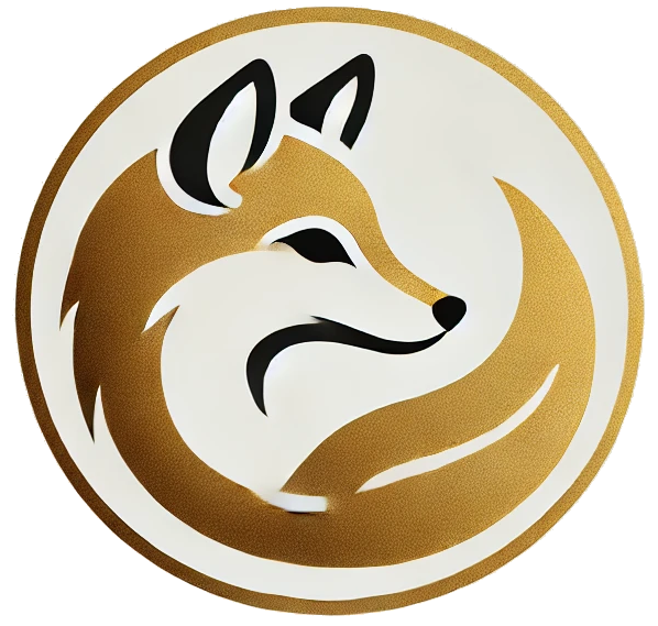 Julia Fuchs Events - Logo mit goldenem Fuchs
